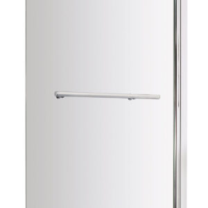 Nuie Round Bath Screen With Rail NSSR1