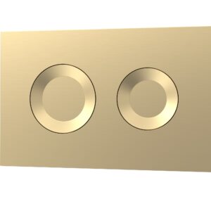 Nuie Round Dual Flush Push Button Brass XTY009PR8