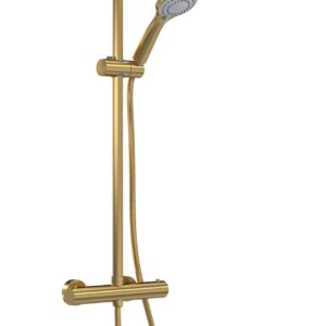 Nuie Round Thermostatic Bar Valve & Shower Kit JTY875