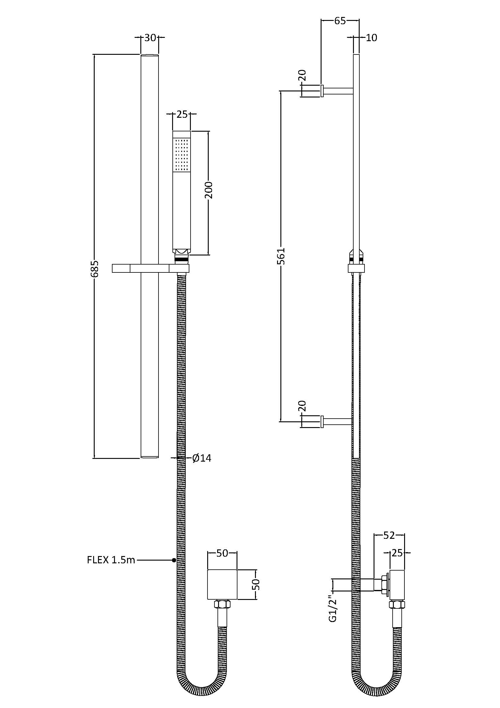 Nuie Slide Rail Kit A4167 - Image 2