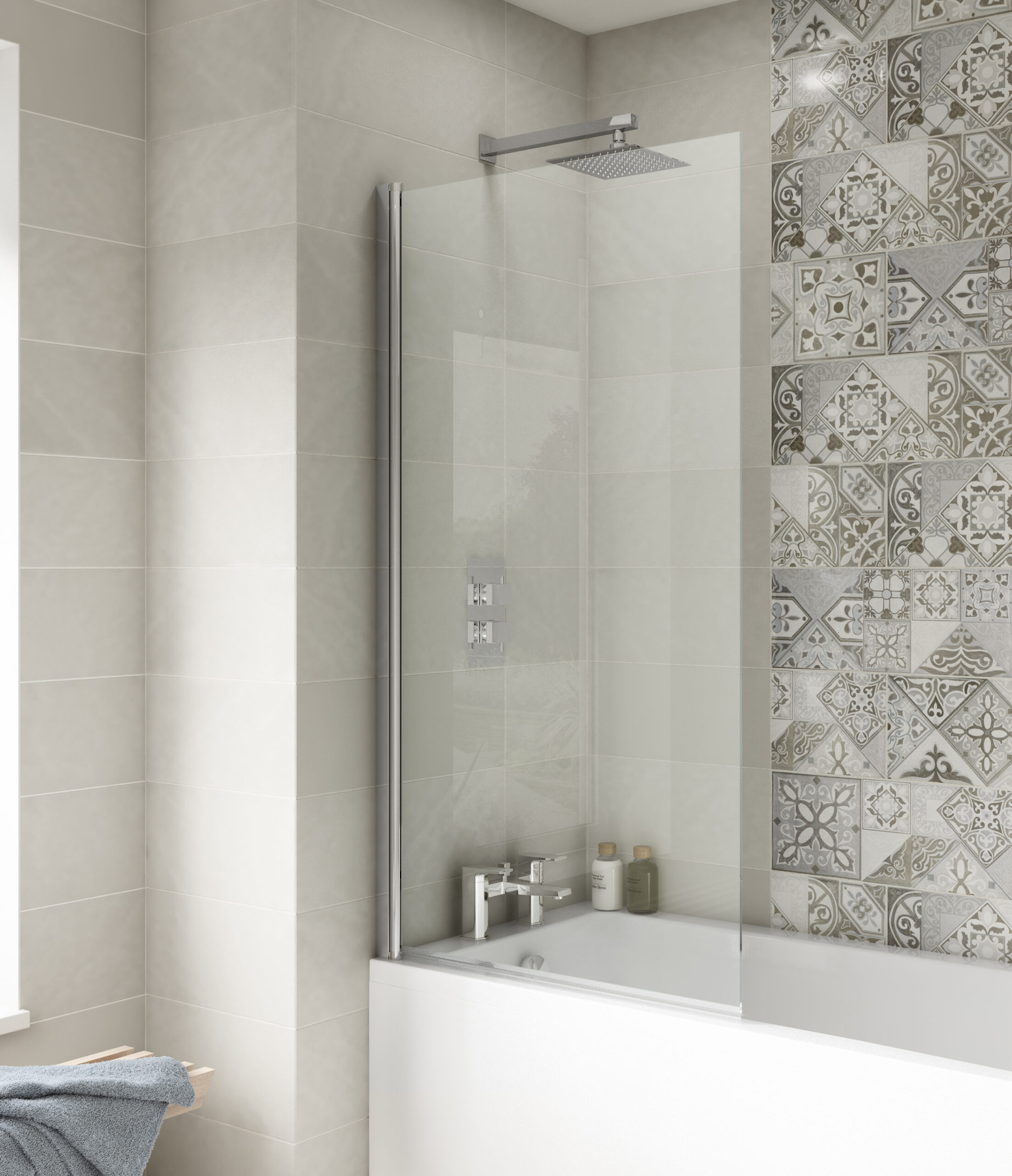 Nuie Square Bath Screen NSSQ - Image 3