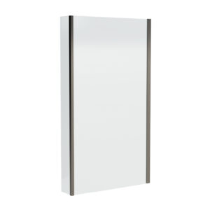 Nuie Square Fixed Bath Screen with Fixed Return - 6mm NSBS27