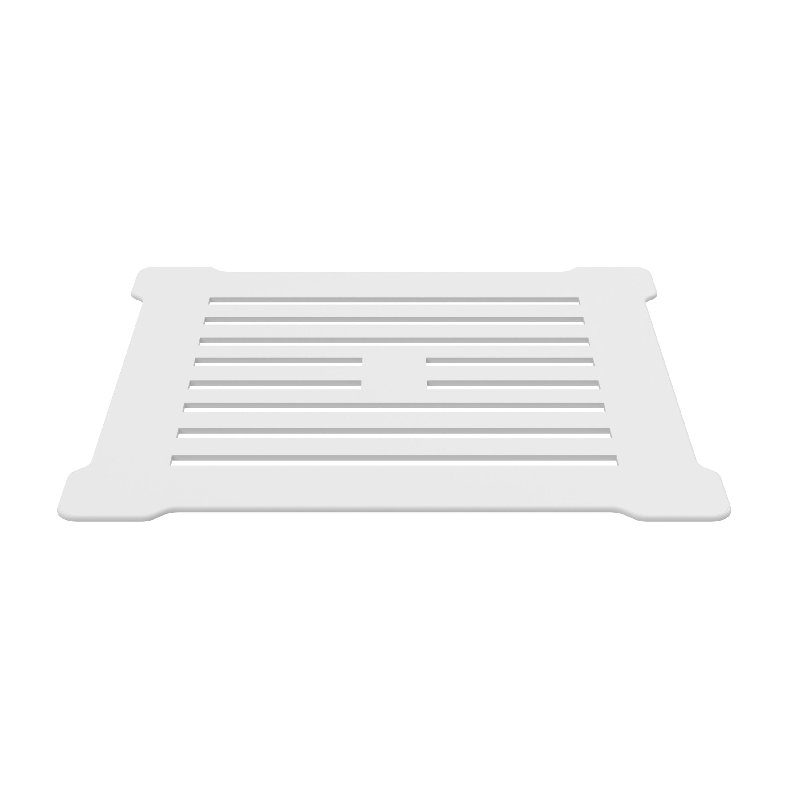 Nuie Square Shower Waste White Top STW004S