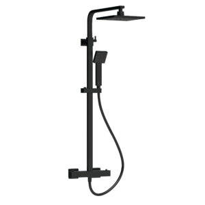 Nuie Square Thermostatic Bar Valve & Shower Kit JTY486
