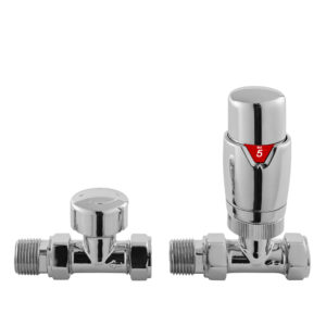 Nuie Straight Thermostatic Radiator Valve Pack HT316