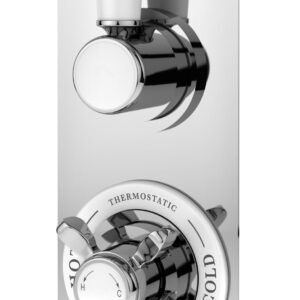 Nuie Traditional twin concealed valve with diverter SELTW02