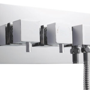 Nuie Twin Thermostatic Shower Valve With Diverter A3077