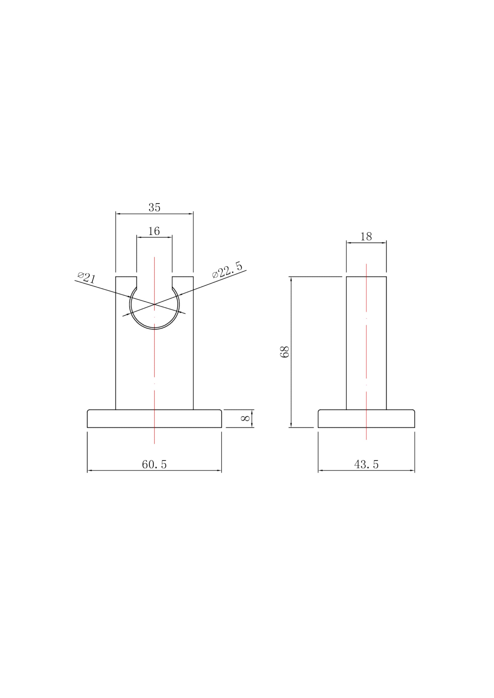 Nuie Wall Bracket A3794 - Image 2