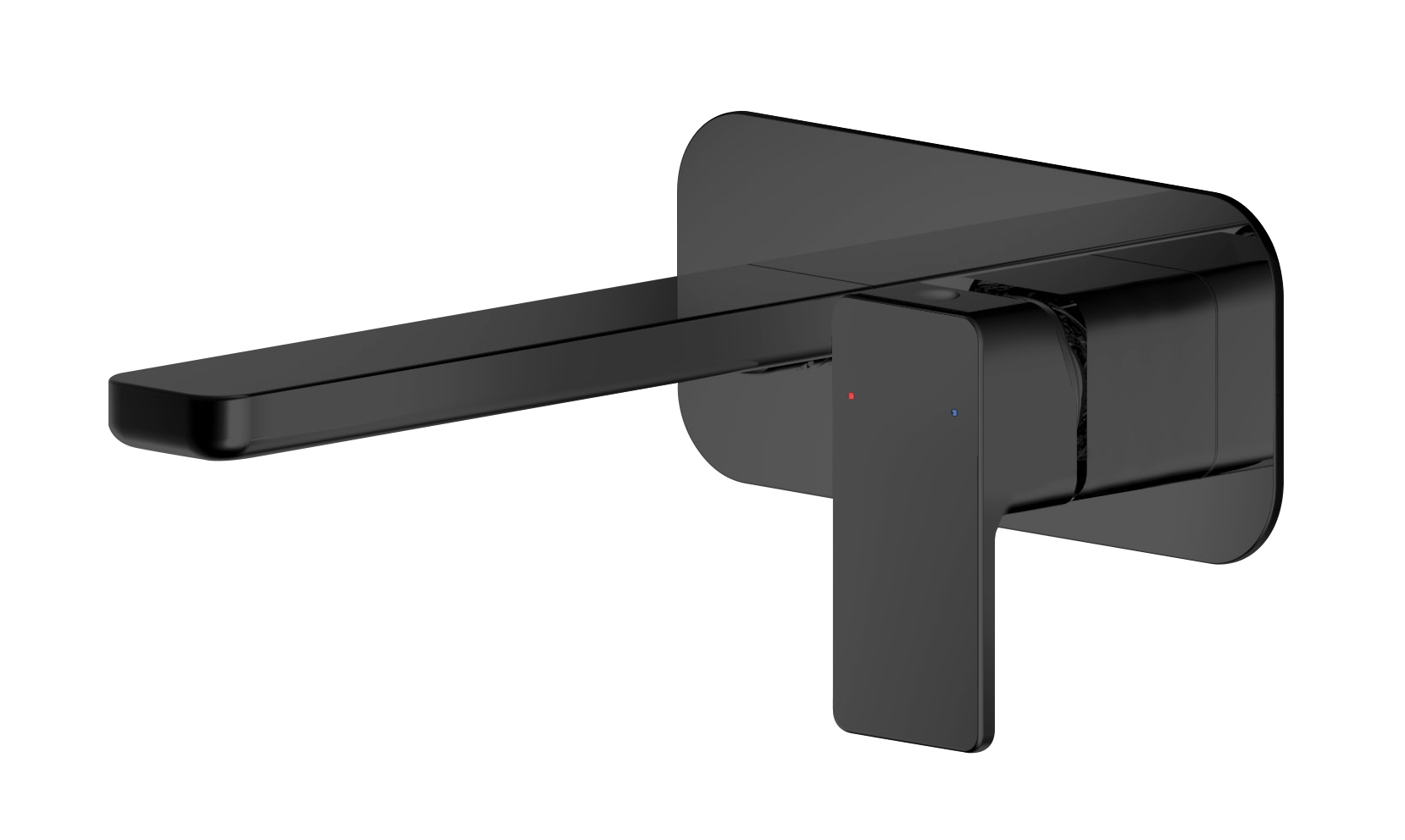 Nuie Wall Mounted 2 Tap Hole Basin Mixer With Plate WIN428