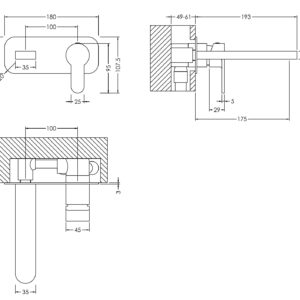 Nuie-Wall-Mounted-2-Tap-Hole-Basin-Mixer-With-Plate-WIN828-3