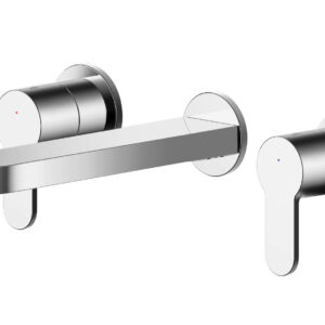 Nuie Wall Mounted 3 Tap Hole Basin Mixer ARV317