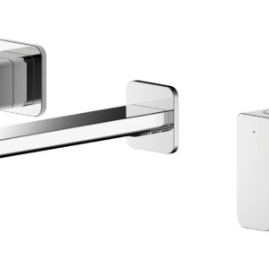 Nuie Wall Mounted 3 Tap Hole Basin Mixer WIN317