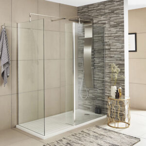 Nuie Wetroom Return Screen 215 x 1850mm WRS025